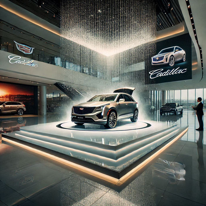 Multi-Level Car Display Staging