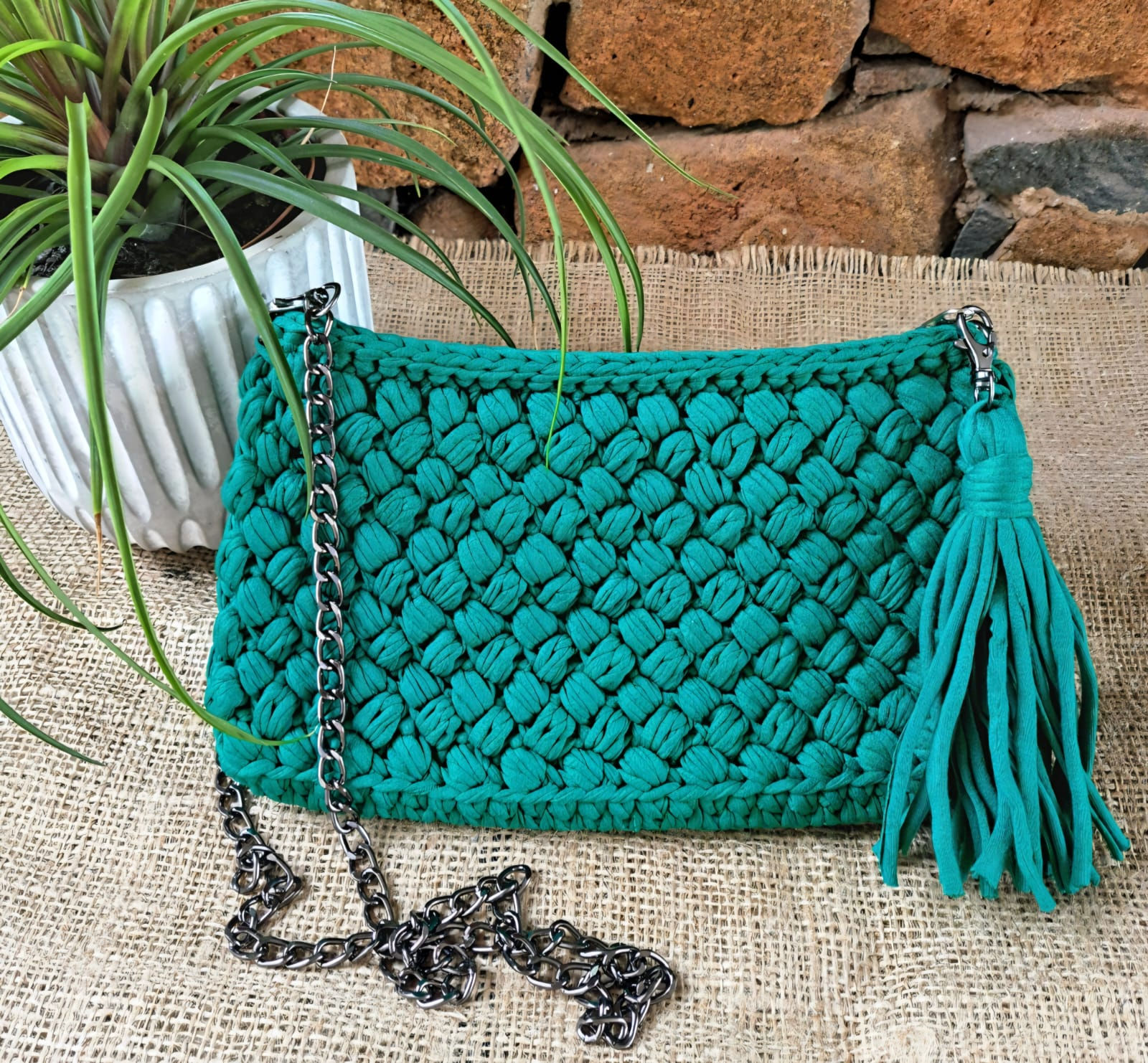 Bolsa Carteira Verde Bandeira