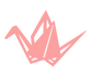 Origamikranich als Sympol für Reiseberatung