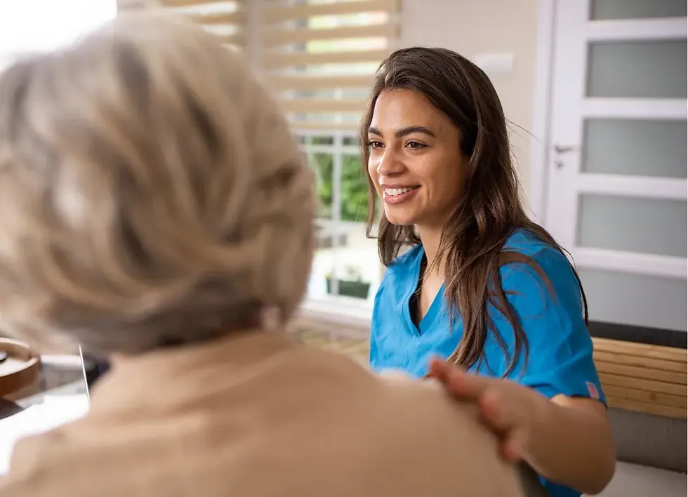 healthcare professional consulting patient
