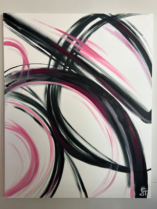 For Life 60x48 Acrylic & Oil Mix on canvas