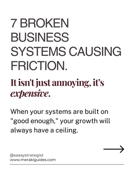 You’re Not Too Busy. Your Systems Are Just Broken.