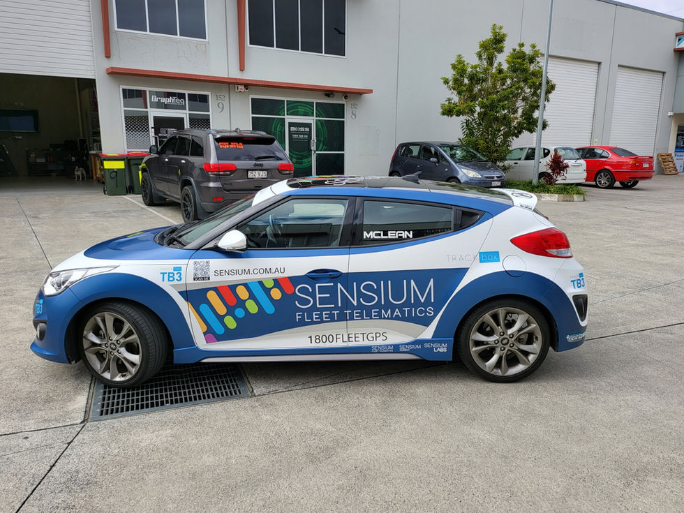 Sensium Graphteq vehicle branding fleet car wrapping 2