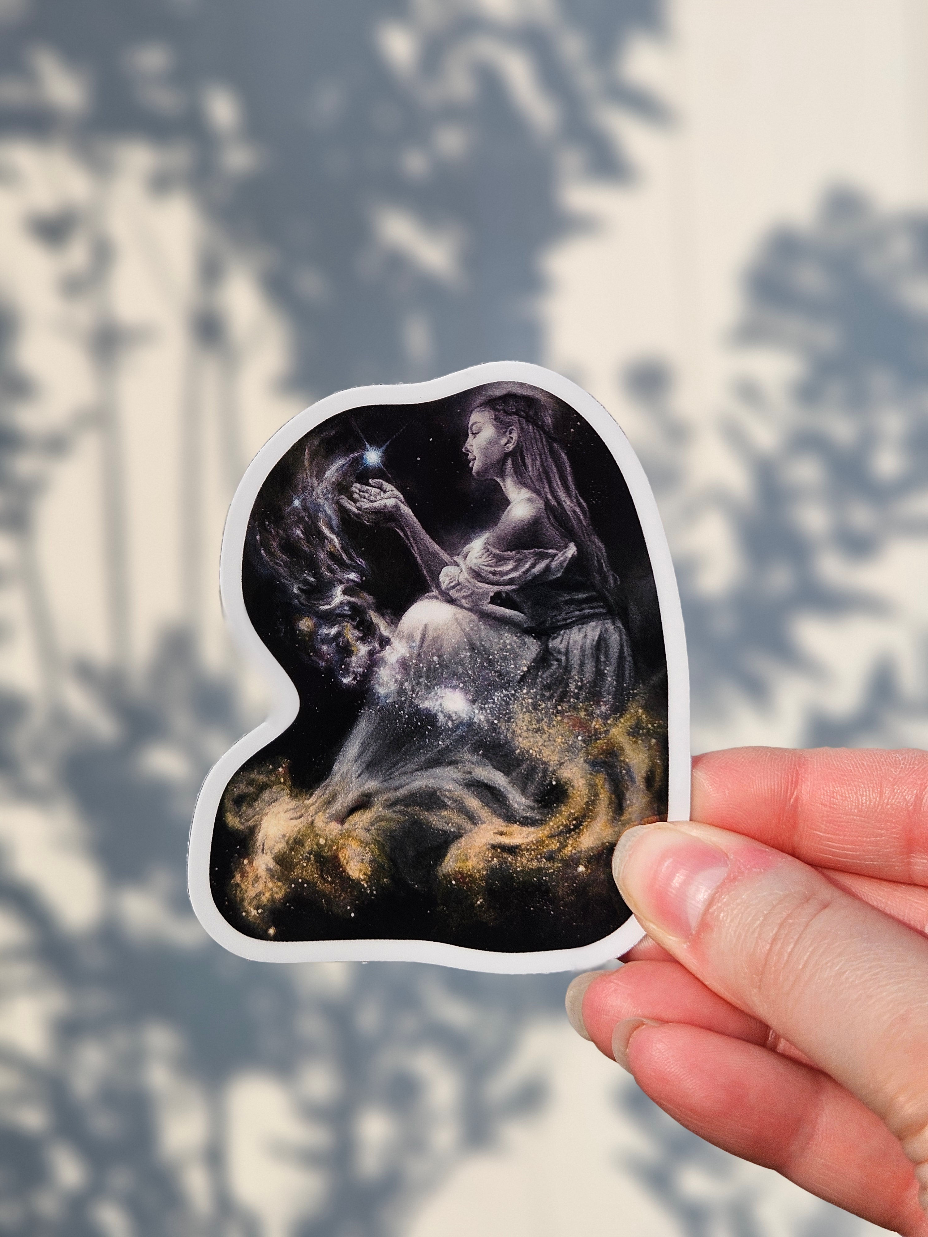Nebula Chrome Sticker