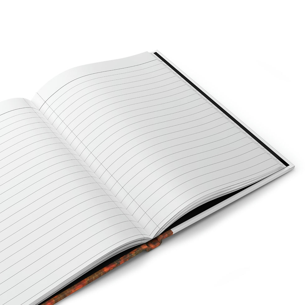 Thumbnail: Open journal with lined pages