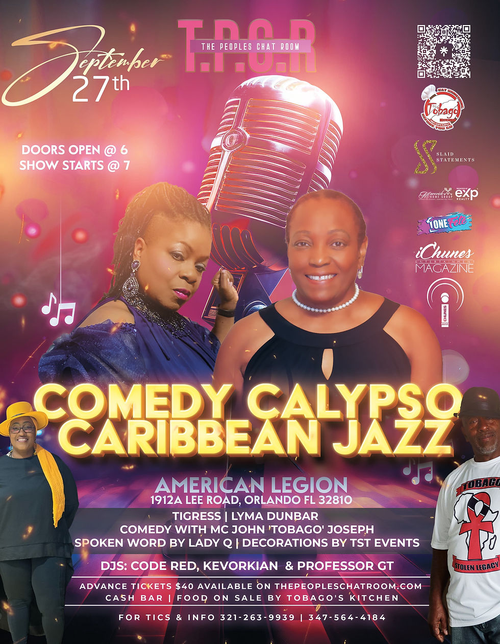 COMEDY, CALYPSO, CARIBBEAN JAZZ