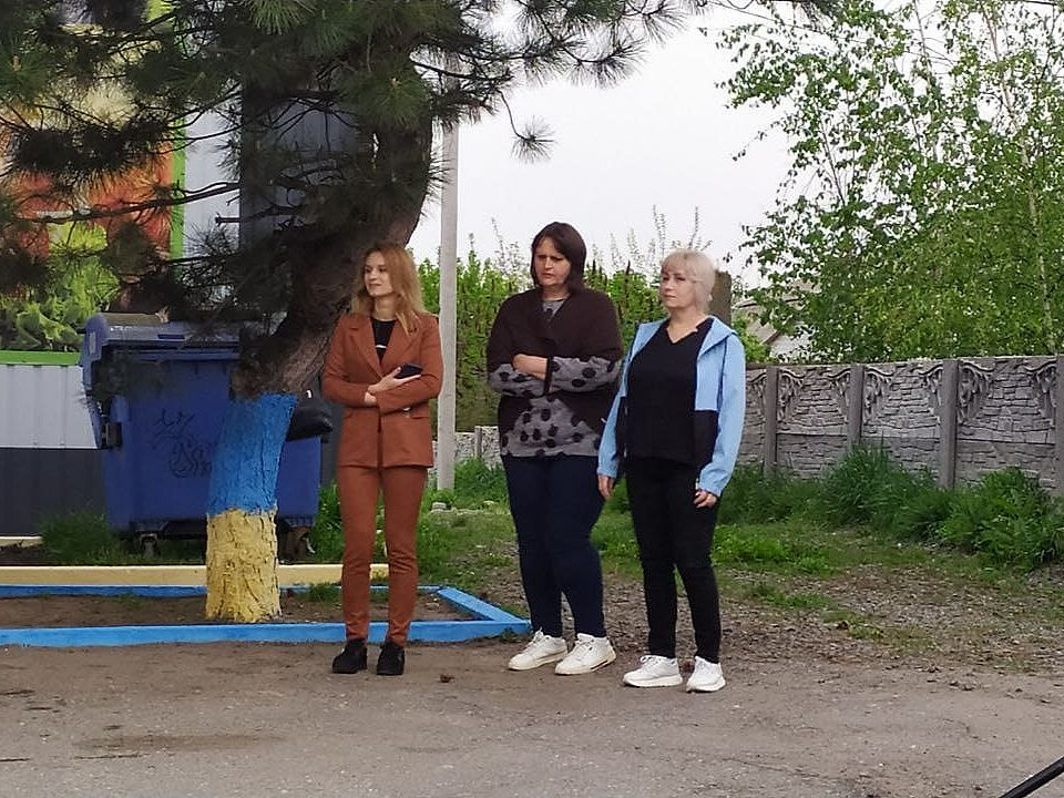 Анна Блохіна, Ольга Горбатенко та Інна Балич на заході