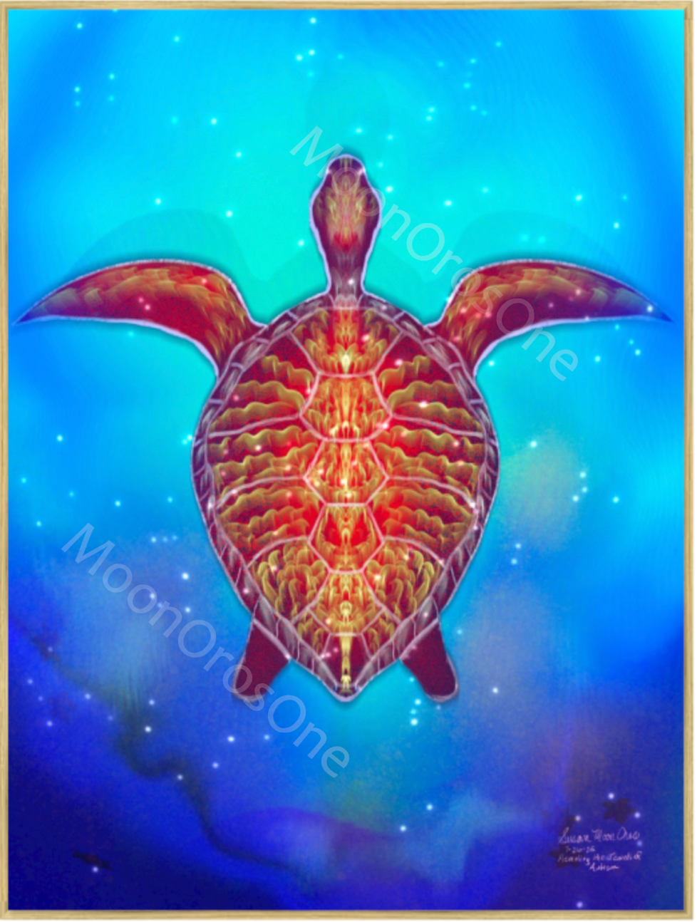 Ruby Turtle (18x24) Metal