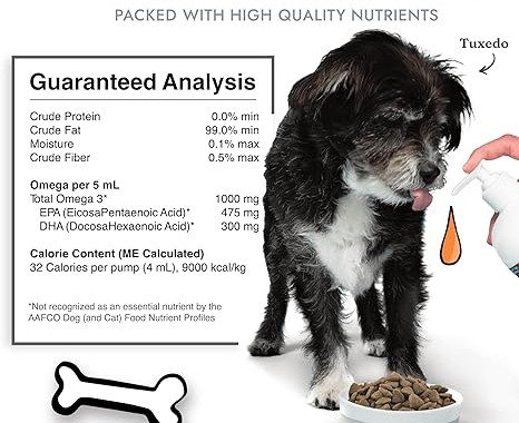 Vital Pet Life - Fish Oil for Dogs - Healthy Skin & Coat, Salmon, Pollock, All Natural Supplement for Pets