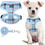 Thumbnail: SCENEREAL Puppy Dog Harness with Leash Set for Small Medium Sized Dogs