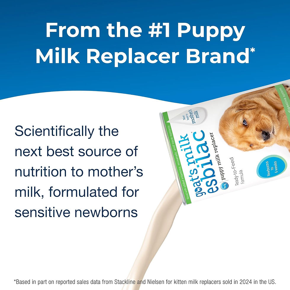 Pet-Ag Goat’s Milk Esbilac Liquid - 11 oz, Pack of 4 - Ready-to-Feed Puppy Fo
