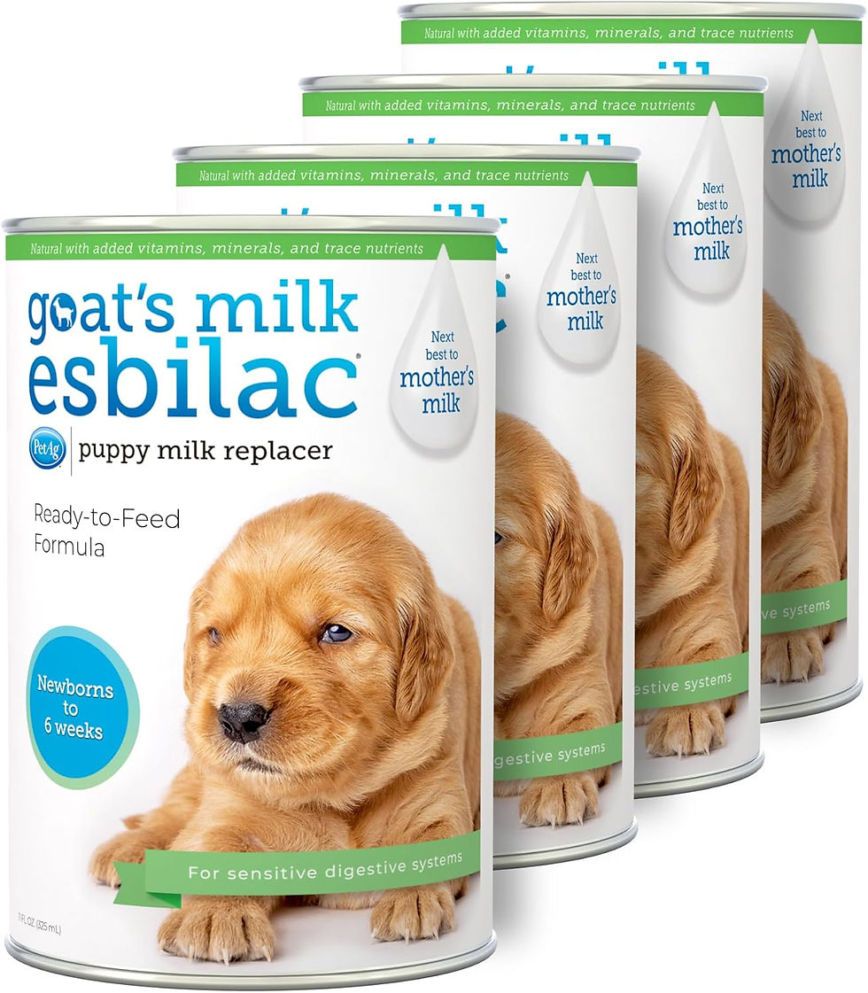 Pet-Ag Goat’s Milk Esbilac Liquid - 11 oz, Pack of 4 - Ready-to-Feed Puppy Fo