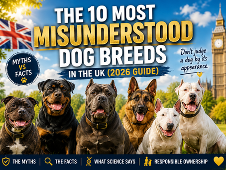 PowerBreed
The Most Misunderstood Dog Breeds in the UK (2026 Guide)