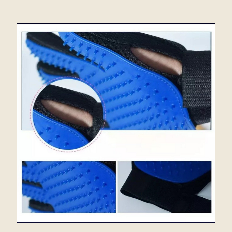 Thumbnail: PET GROOMING GLOVE RED
