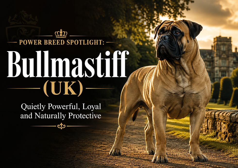 Power Breed Spotlight: Bullmastiff (UK) — Quietly Powerful, Loyal and Naturally Protective