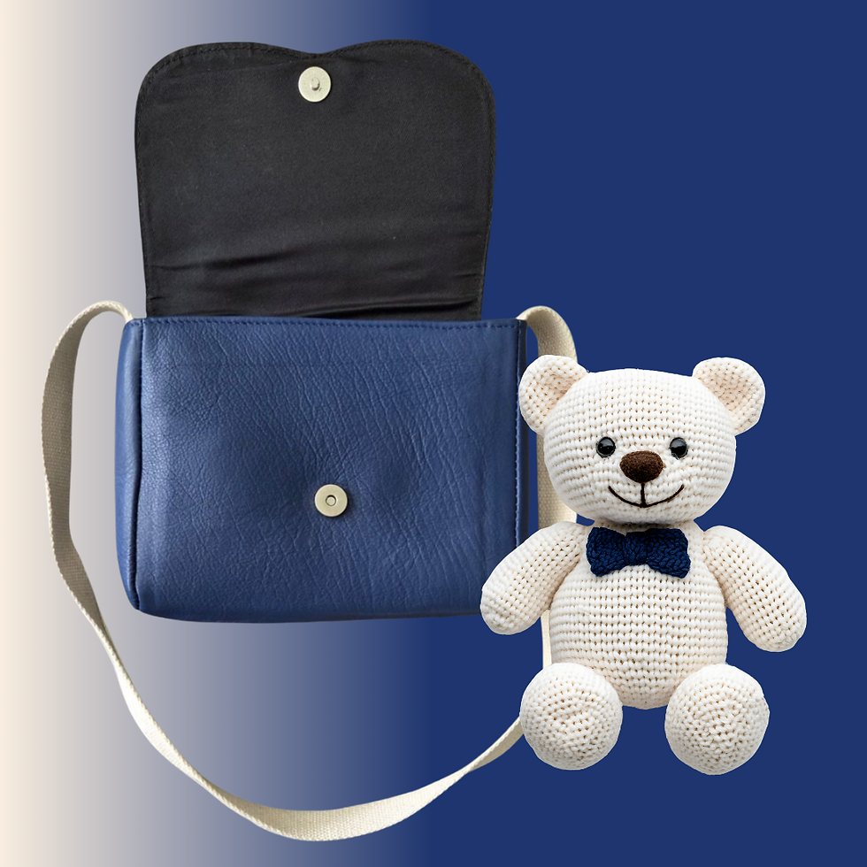Thumbnail: Pawsh Pouch: Unique Leather Handbag – Kid-Friendly and Adult-Approved