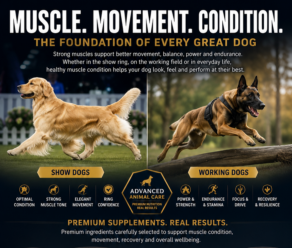 Movement, Muscle & Condition: Why Every Dog Benefits from Healthy Muscle Support