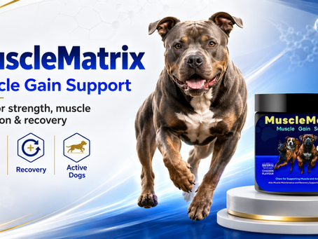 Best Dog Muscle Gainer & Builder UK 2026 – MuscleMatrix Review