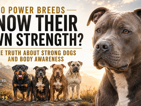 Do Power Breeds Know Their Own Strength? The Truth About Strong Dogs and Body Awareness