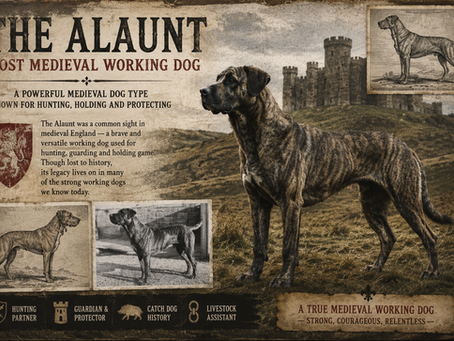 Extinct Breeds #3 — Alaunt: The Extinct Medieval Working Dog Behind Powerful Breed