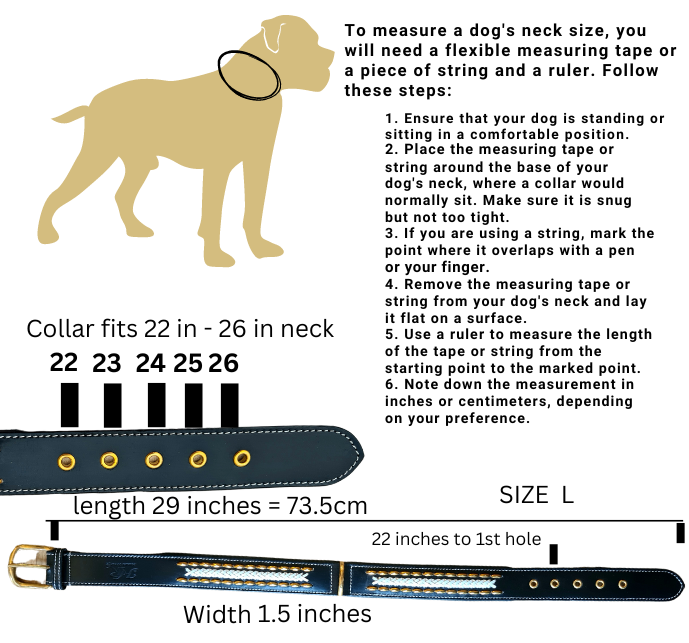 Thumbnail: Black leather dog collar,  heavy duty Hench Range, handcrafted for all dogs, free shipping in UK