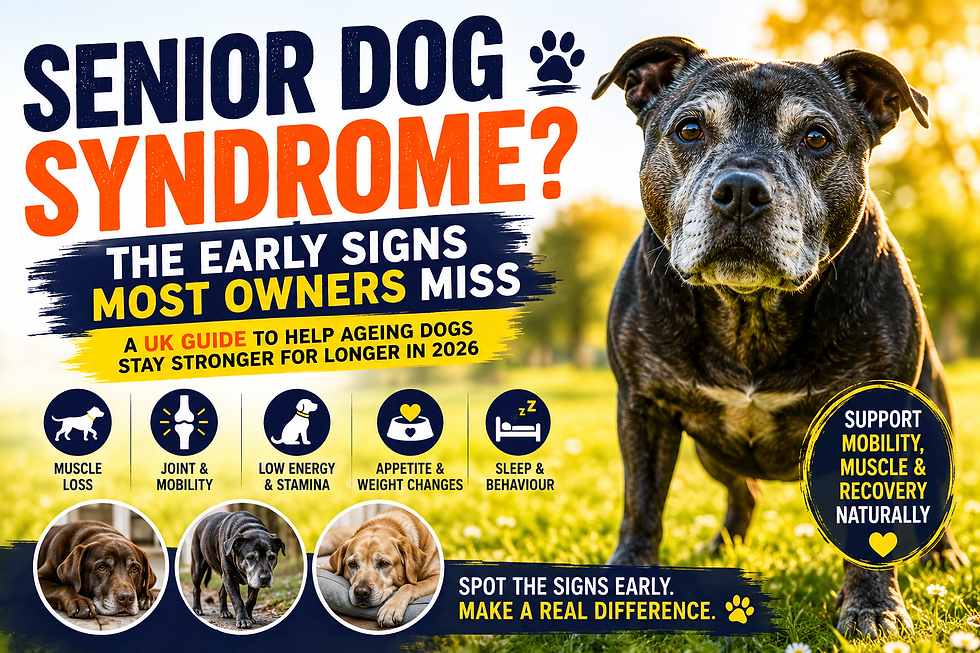 Senior Dog Syndrome? The Early Signs Most Owners Miss (UK Guide 2026)