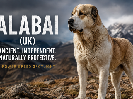 Power Breed Spotlight: Alabai (UK) — Ancient, Independent and Naturally Protective