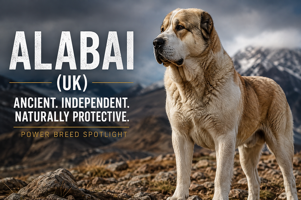Power Breed Spotlight: Alabai (UK) — Ancient, Independent and Naturally Protective