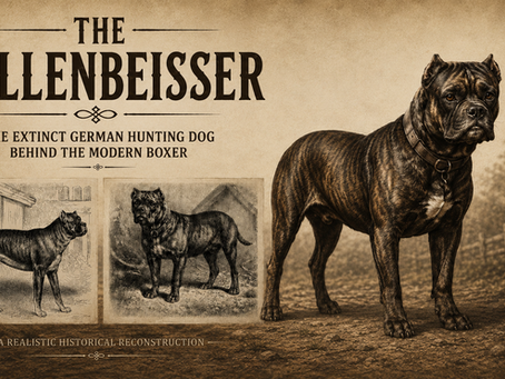 Extinct Breeds #2 Bullenbeisser: The Extinct German Hunting Dog Behind the Modern Boxer