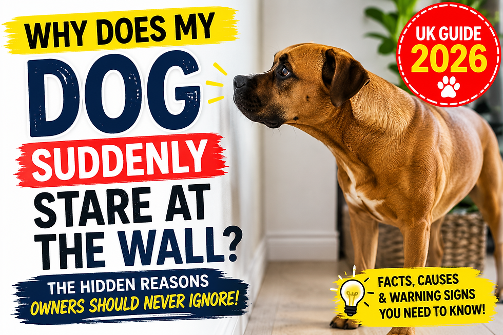 Why Does My Dog Suddenly Stare At The Wall? The Hidden Reasons Owners Should Never Ignore
