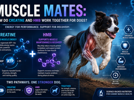 Muscle Mates: How Do Creatine and HMB Work Together for Dogs?
