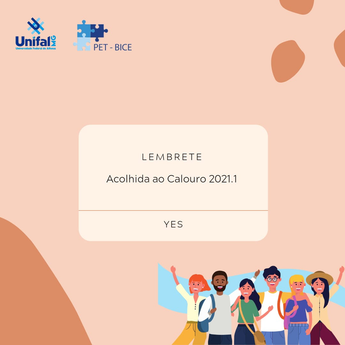 Acolhida aos Calouros de 2021.1