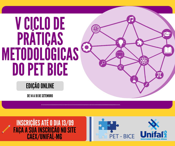 5º Ciclo de Práticas Metodológicas do PET BICE.