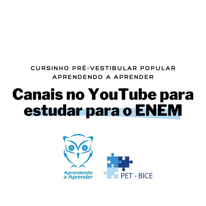 Canais no Youtube para estudar para o ENEM