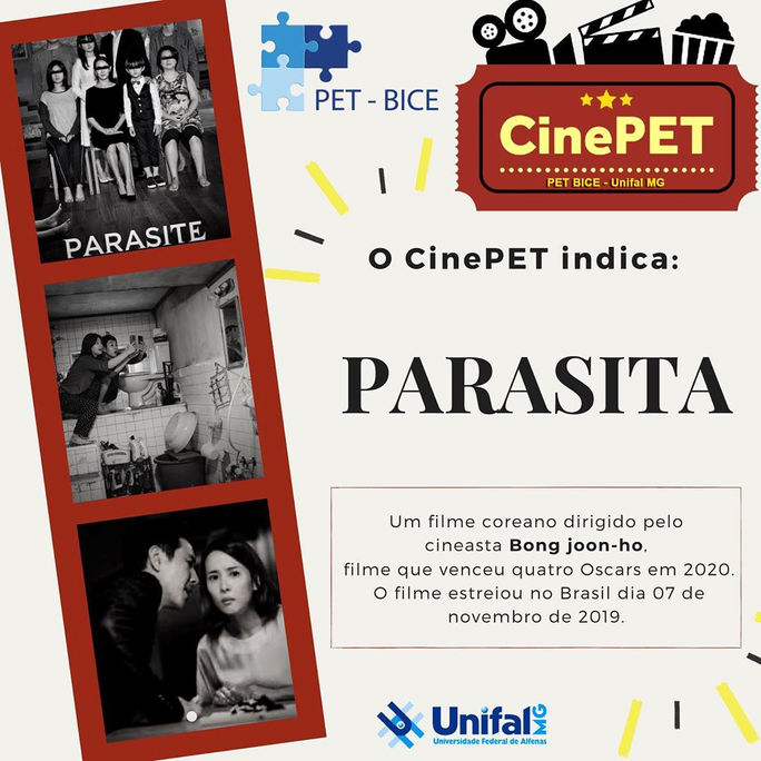 O CinePET indica: "Parasita"