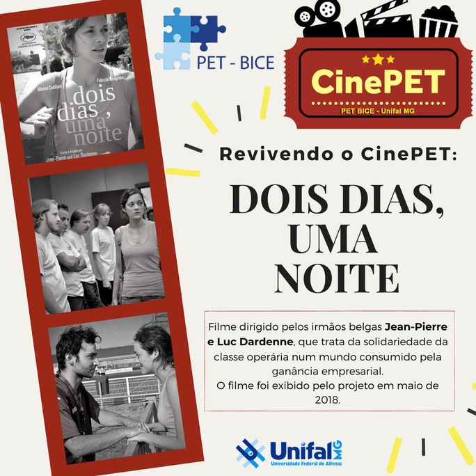 Revivendo o CinePET: Dois Dias, Uma Noite.