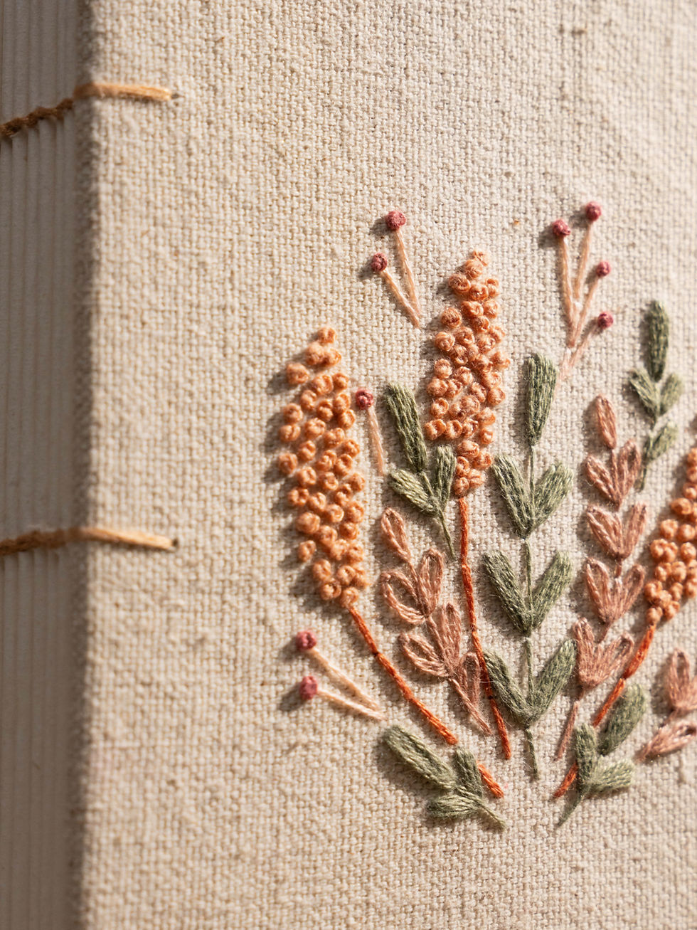 Thumbnail: Sage Embroidered Journal