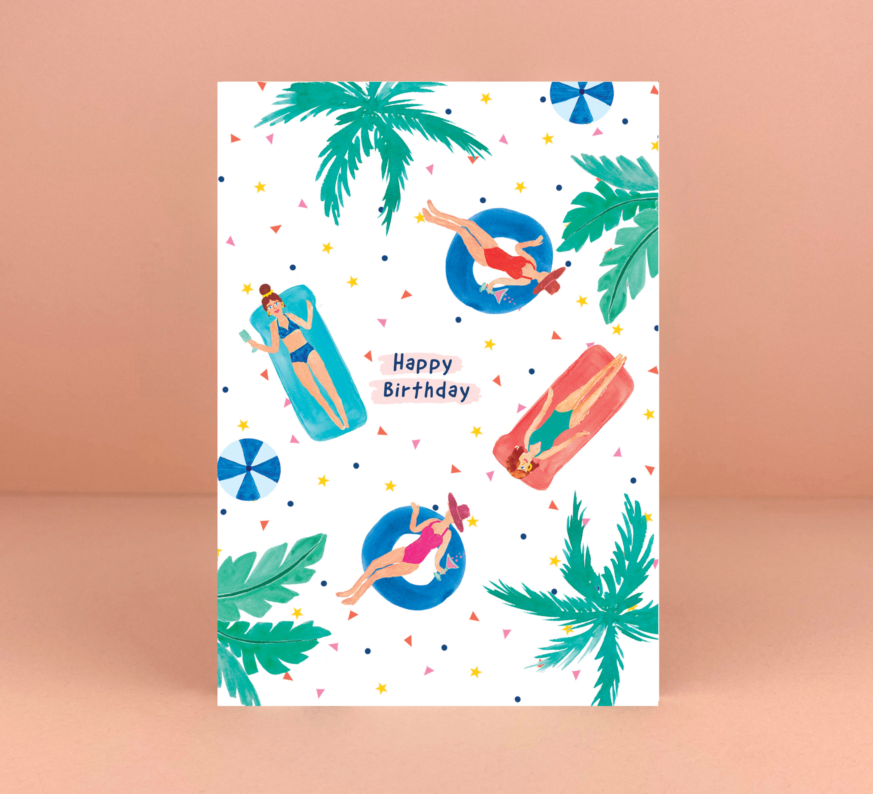 Pool Party! Birthday card