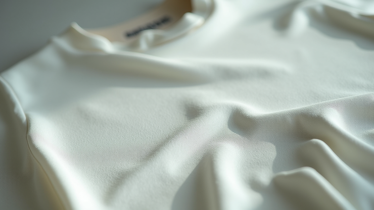 Close-up view of eco-friendly rash guard fabric texture
