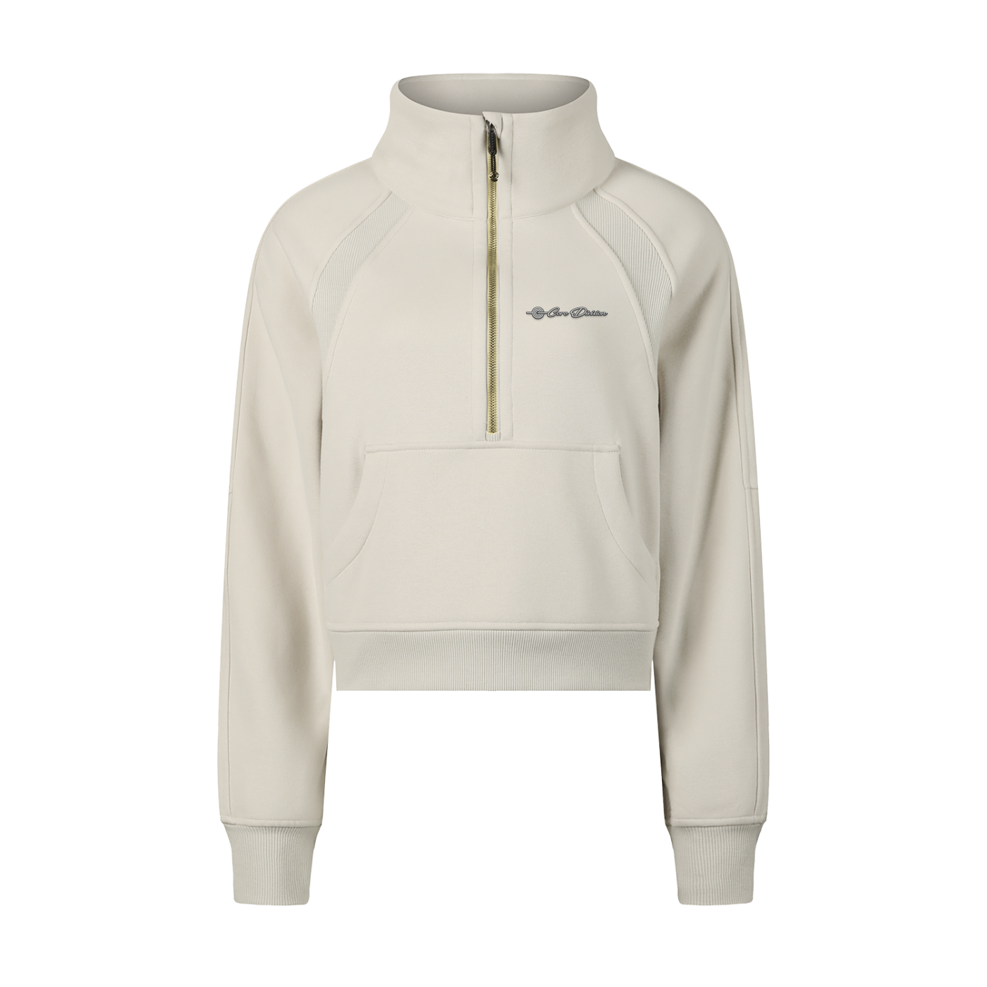 Women's Cropped Half-Zip Sweat
