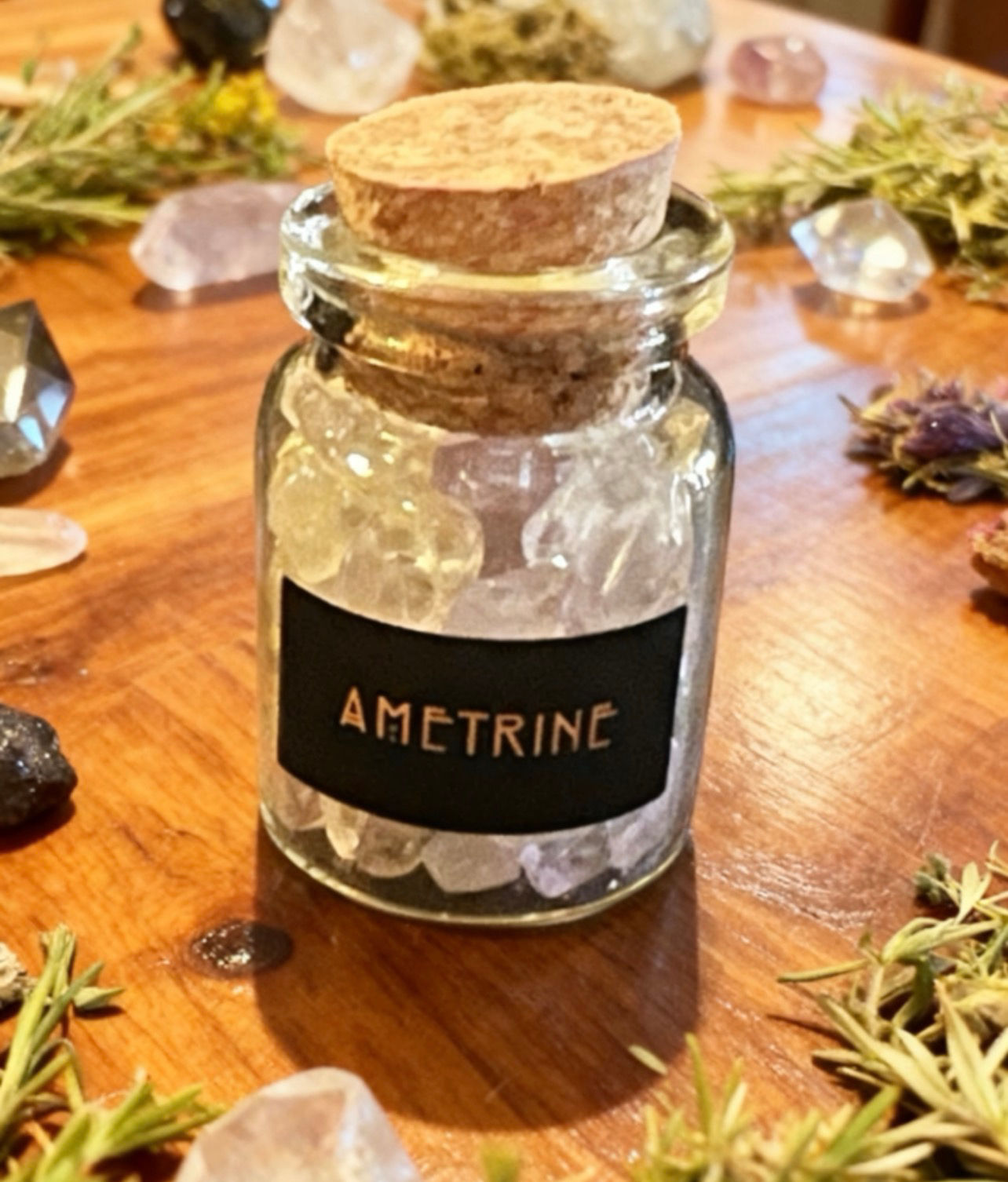 Ametrine Crystal Chips
