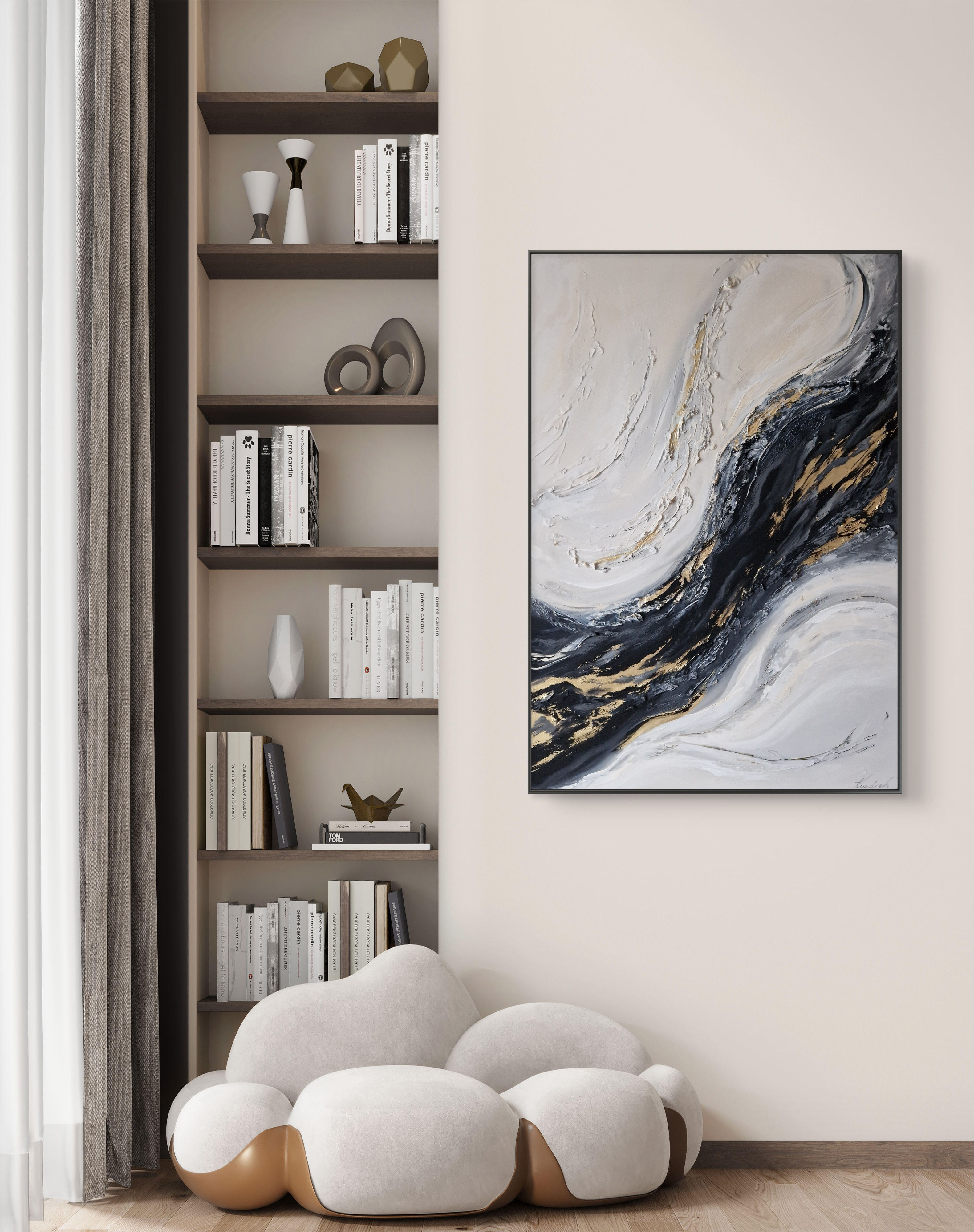 Painting "Pure Flow" 100 x 70 cm