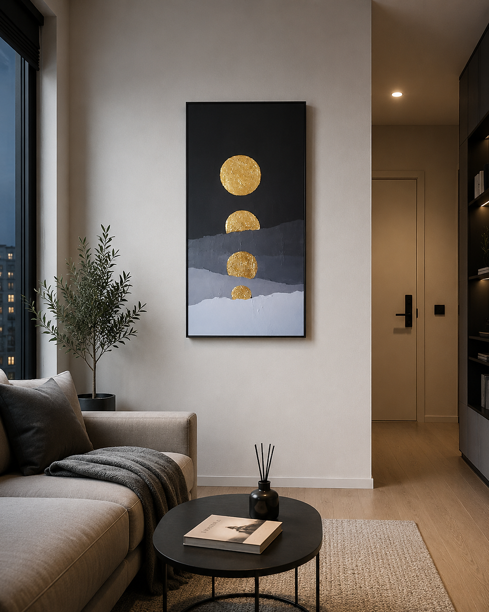 Original Textured Painting "Invictus" 120 cm x 60 cm by Jelena Kundich