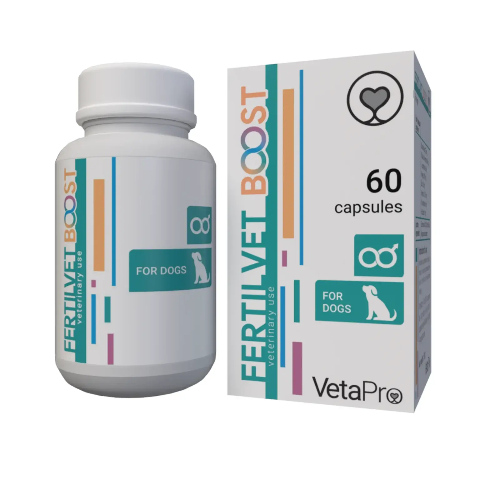 FERTILVET BOOST Dog 60 tb papildbarība suņu tēviņiem auglības uzlabošanai