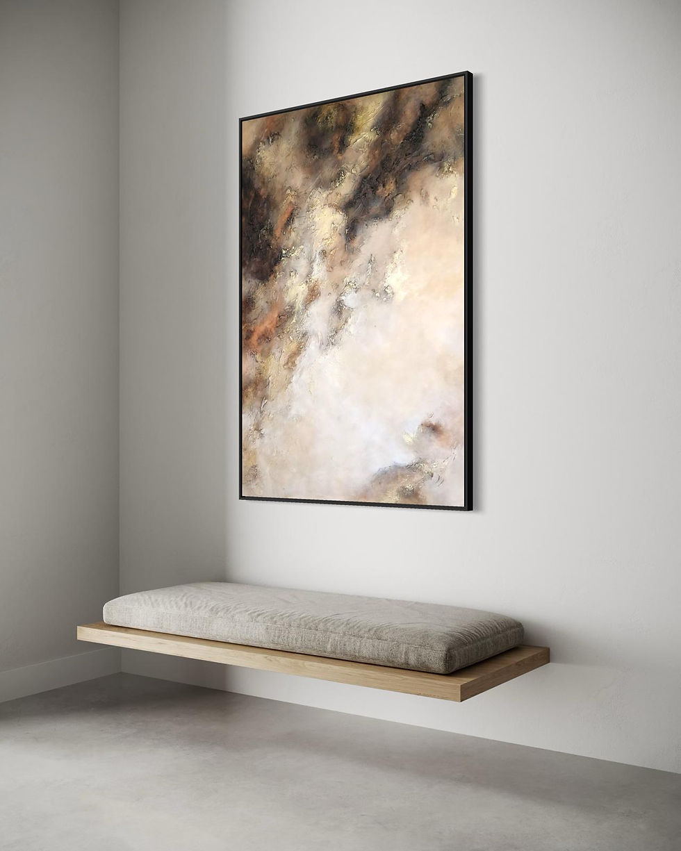 Thumbnail: Design painting "Motion Without End" 150 x 100 cm for modern home by Jelena Kundich