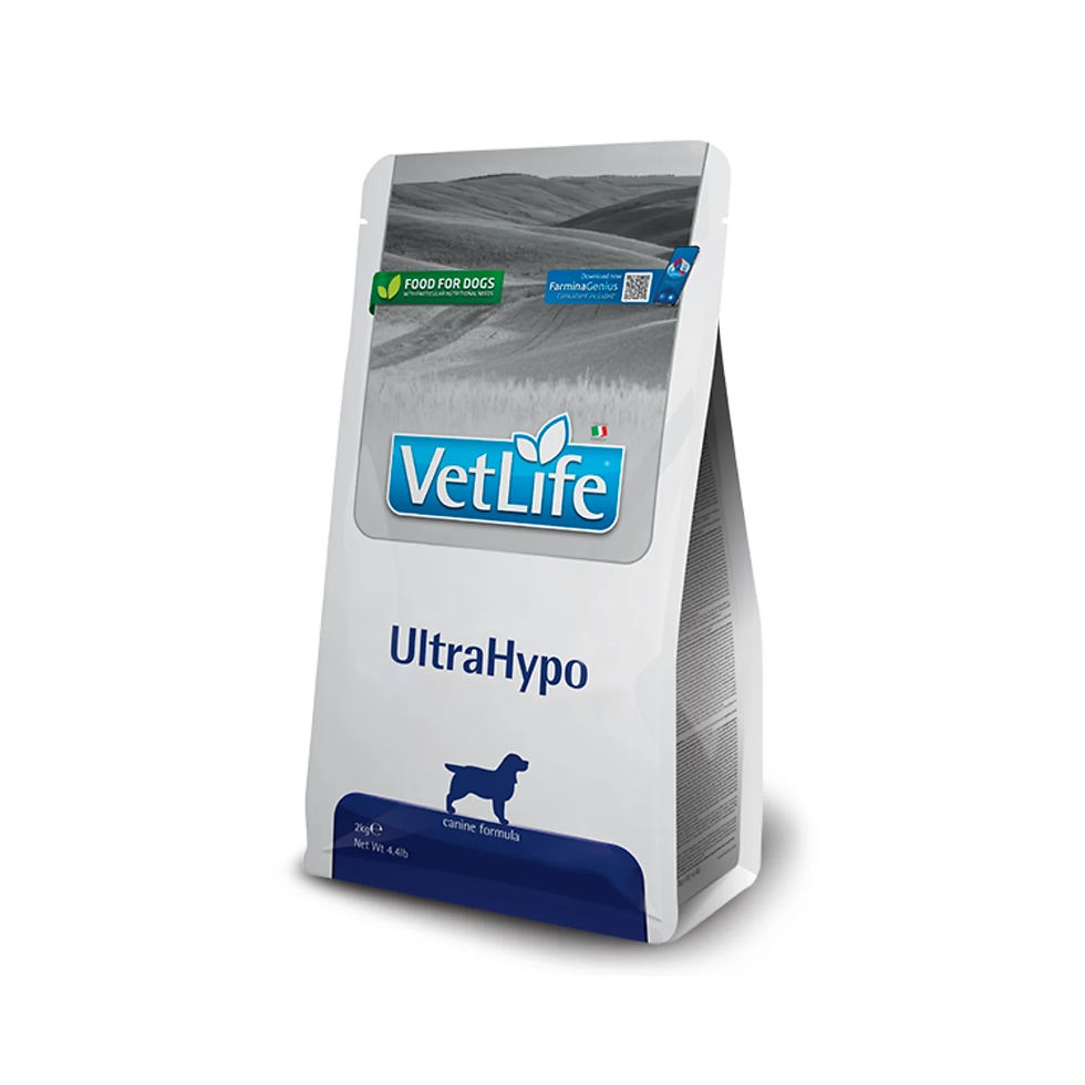 VET LIFE ULTRAHYPO 12 kg diētiskā barība alerģiskiem suņiem