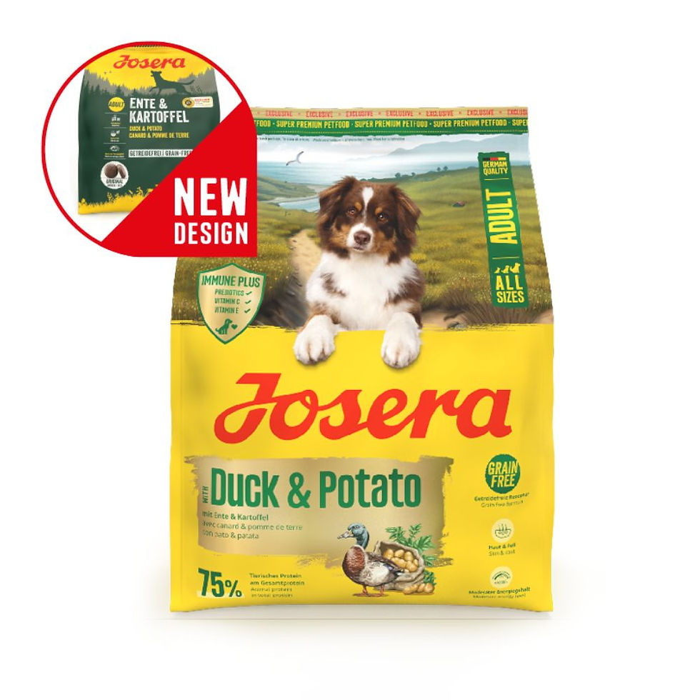 JOSERA Adult Duck Potato 12.5 kg barība suņiem ar pīli un kartupeļiem
