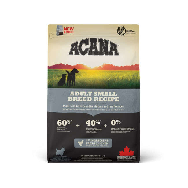 ACANA Adult Small Breed 6 kg barība pieaugušiem mazo šķirņu suņiem petset