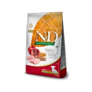 N&D ANCESTRAL GRAIN CHICKEN POMEGRANATE PUPPY MINI 7 kg barība kucēniem