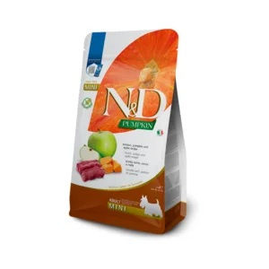N&D PUMPKIN VENISON APPLE MINI 2 kg barība maziem suņiem